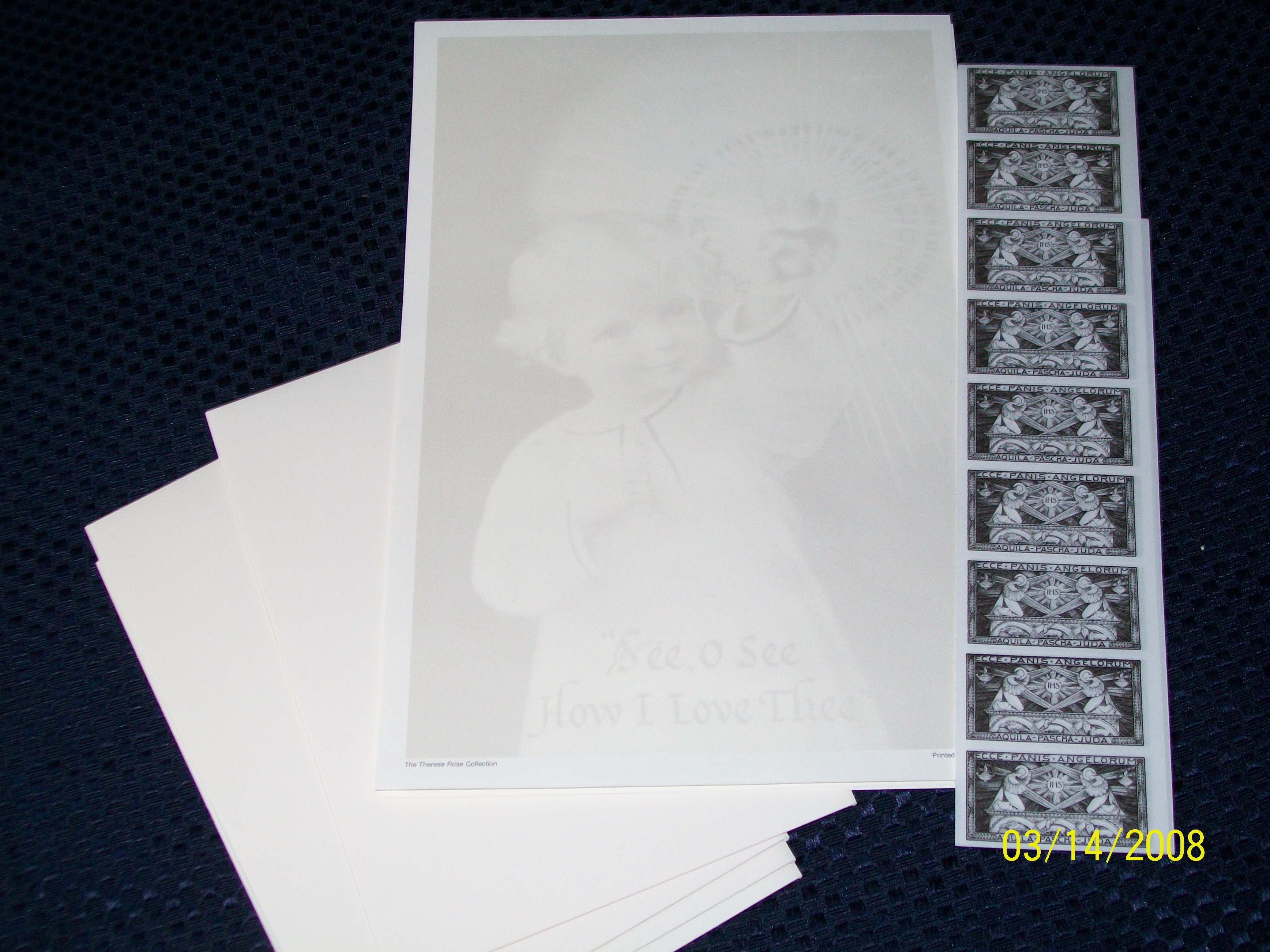 Image for Child Jesus/Therese Rose Stationery Collection